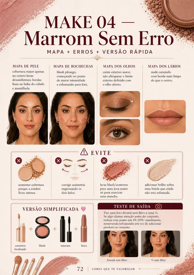 Página do guia: Make 04 Marrom Sem Erro