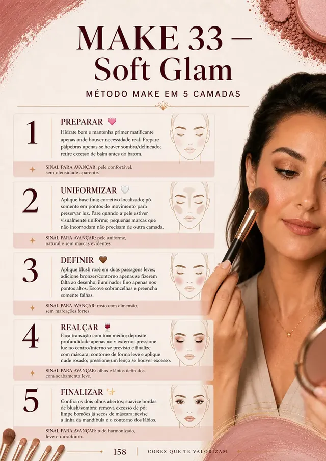Página do guia: Make 33 Soft Glam